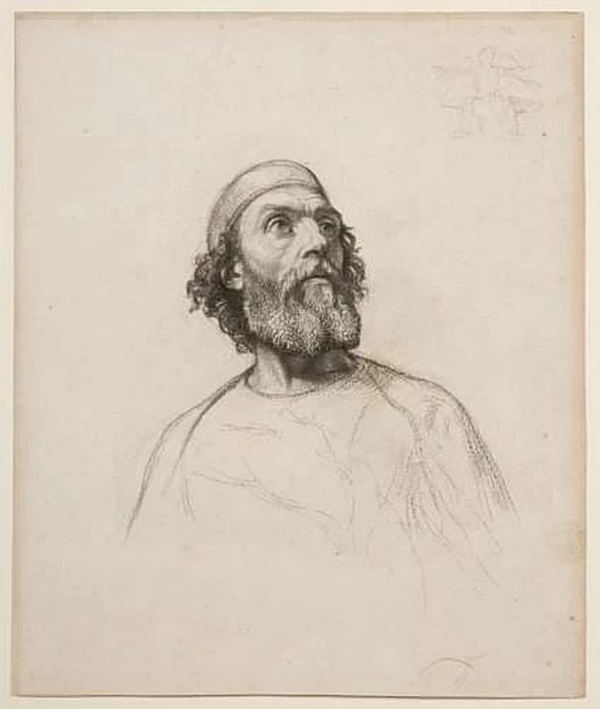 Studio di un uomo barbuto